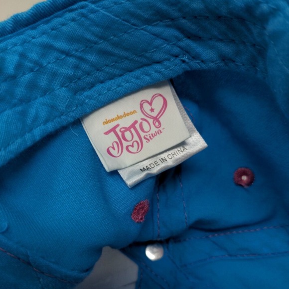 Nickelodeon Girl's JoJo Siwa Strapback Hat Multicolor OSFM Graphic Logo Dog 2020 - Picture 7 of 8